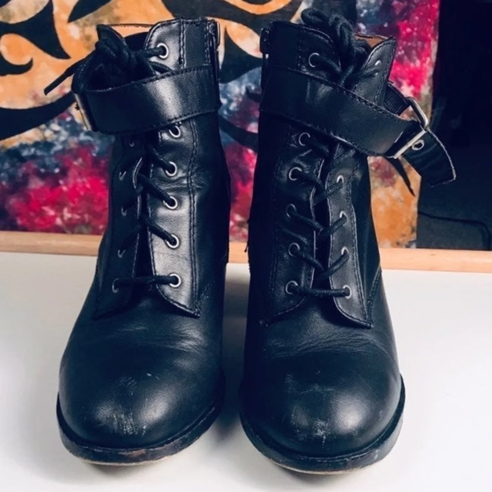 Forever 21 Black Platform Boots